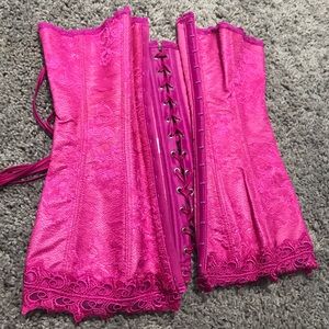 Frederick’s of Hollywood Pink Corset 32